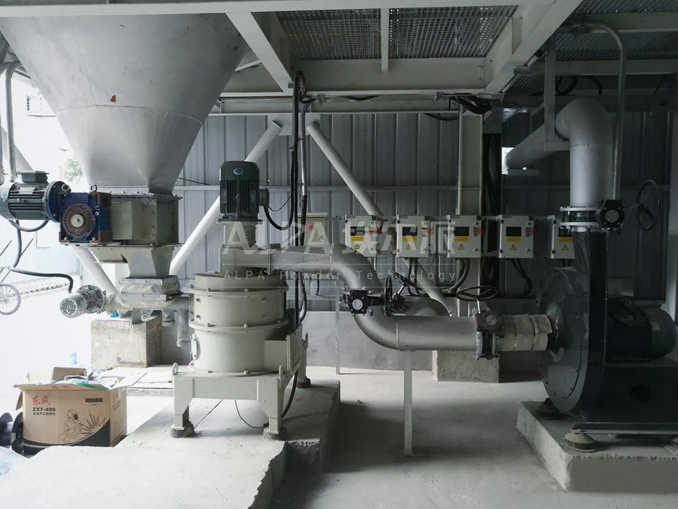 Desulfurizer grinding production line