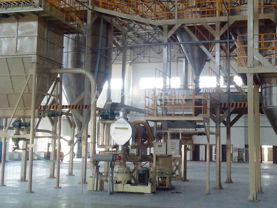 Magnesium oxide modification production line