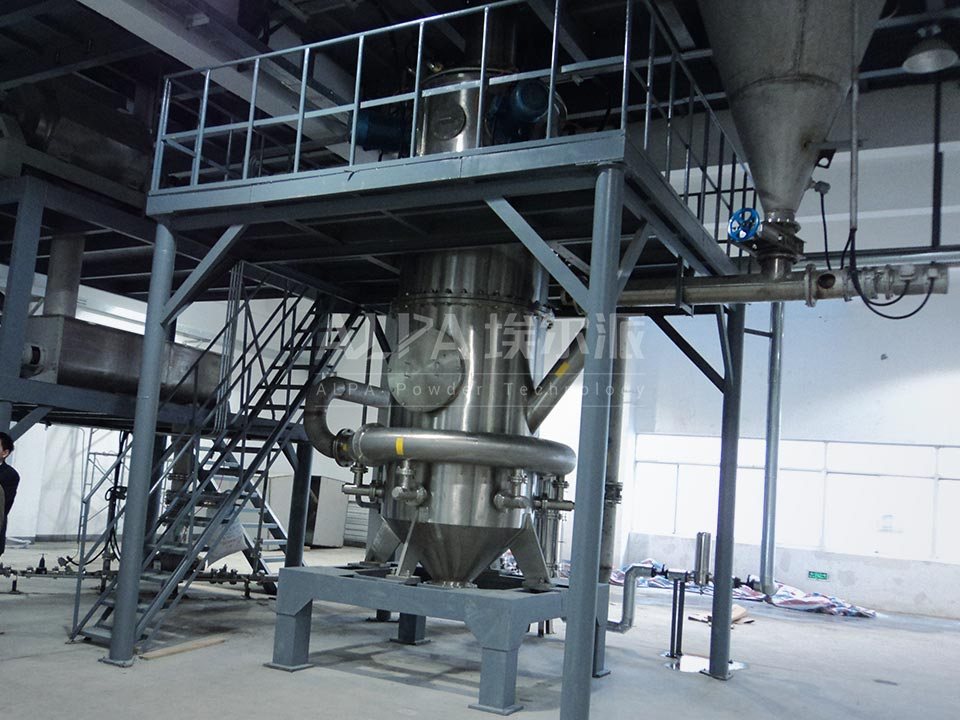 Calcium hydrogen phosphate jet mill production line