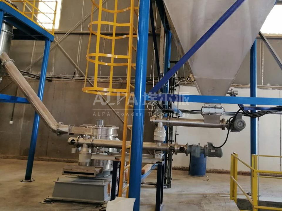 Saudi Arabia potassium sulfate grinding production line