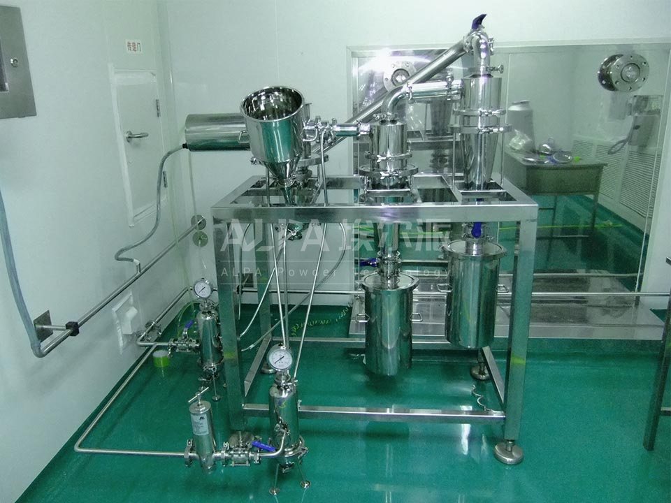 Jet mill and air classifier production line