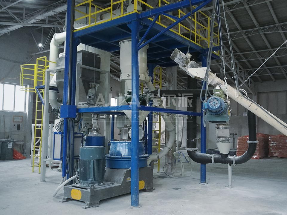 Heavy calcium carbonate grading + modification production line