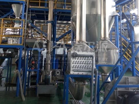 Quizalofop-p-ethyl grinding production line