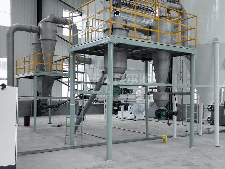 Air Classifying production line of carbon microspheres in a chemical plant