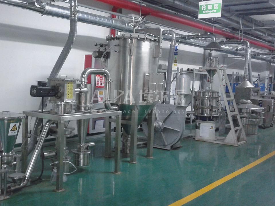 Metal powder air classifier production line